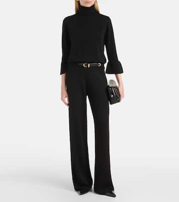 Wool and cashmere turtleneck sweater | Jardin des Orangers