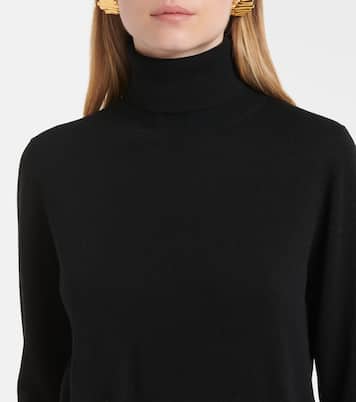 Wool and cashmere turtleneck sweater | Jardin des Orangers