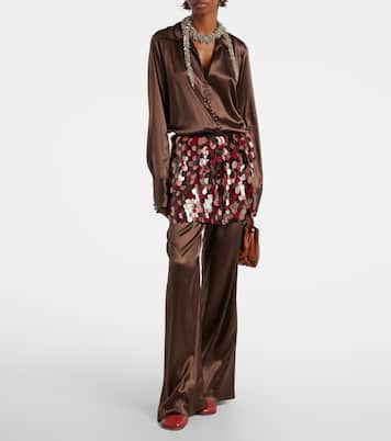 Silk-blend shirt | Dries Van Noten