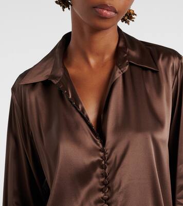 Silk-blend shirt | Dries Van Noten
