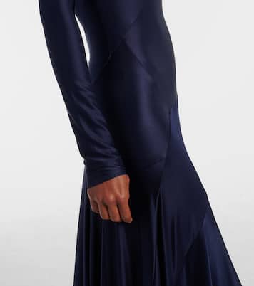 Paneled jersey maxi dress | Rabanne