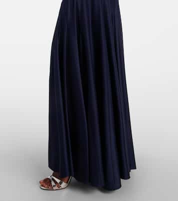 Paneled jersey maxi dress | Rabanne