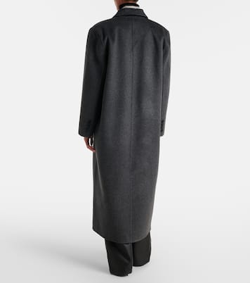 Gaia double-breasted wool-blend coat | The Frankie Shop
