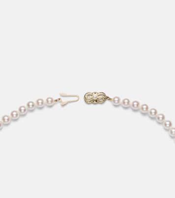 Collier en or 18 ct, perles et diamants | Mikimoto