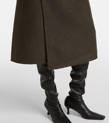 Falda  envolvente Bodhi de bouclé de sarga  | Proenza Schouler