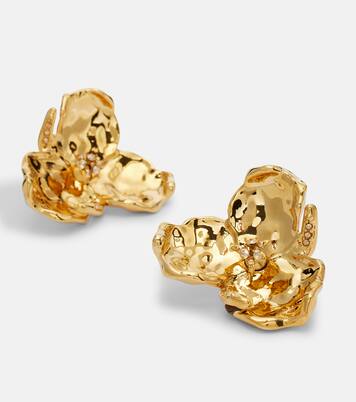 Blossom crystal-embellished earrings | Oscar de la Renta