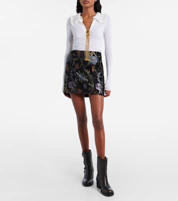 Dakota 60 leather biker boots | Chloé