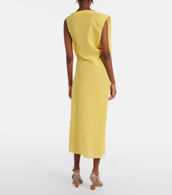 Drap cotton-blend poplin midi dress | Jacquemus