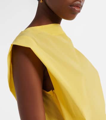 Drap cotton-blend poplin midi dress | Jacquemus