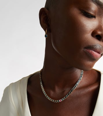 18kt gold (750/1000) necklace with sapphire and topaz | Bucherer Fine Jewellery