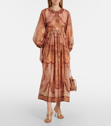 Bedrucktes Midikleid Wanderlust | Zimmermann