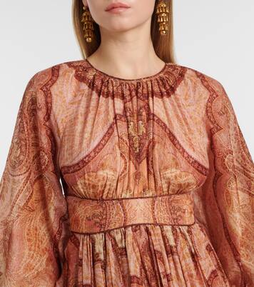 Bedrucktes Midikleid Wanderlust | Zimmermann