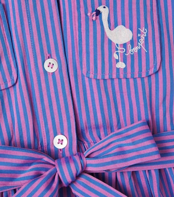 Gisele striped cotton shirt dress | Bonpoint