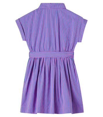 Gisele striped cotton shirt dress | Bonpoint