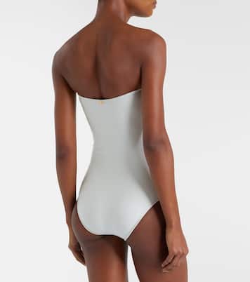 Belted embellished swimsuit | Adriana Degreas