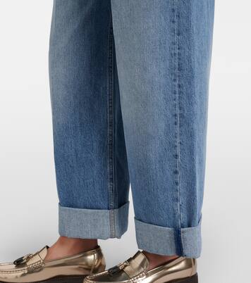 Logo wide-leg jeans | Brunello Cucinelli
