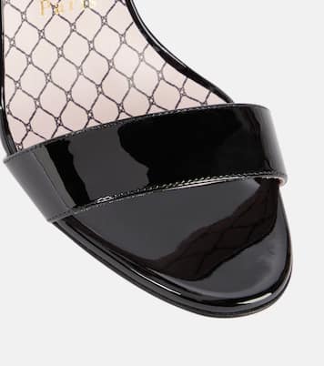 Sandales Fetish du Desert 100 en cuir verni | Christian Louboutin