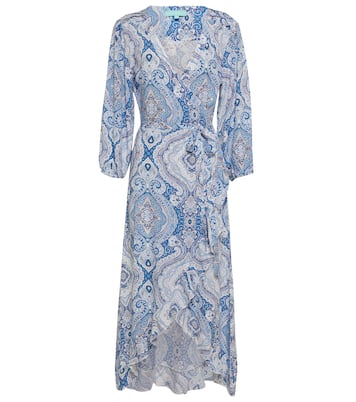 Taylor printed wrap midi dress | Melissa Odabash