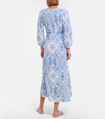 Taylor printed wrap midi dress | Melissa Odabash