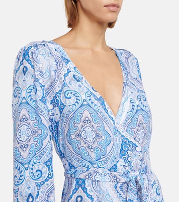 Taylor printed wrap midi dress | Melissa Odabash