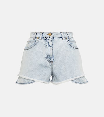 Shorts di jeans a vita alta | Balmain