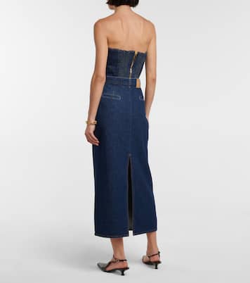Falda midi en denim | Magda Butrym