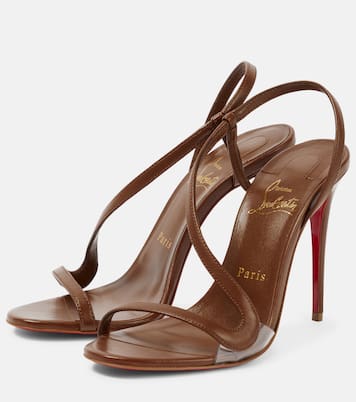 Nudes Rosalie leather sandals | Christian Louboutin
