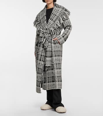 Checked Comfort wool-blend cardigan | Dorothee Schumacher