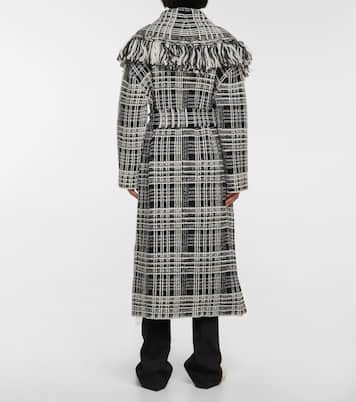 Checked Comfort wool-blend cardigan | Dorothee Schumacher