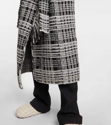 Checked Comfort wool-blend cardigan | Dorothee Schumacher