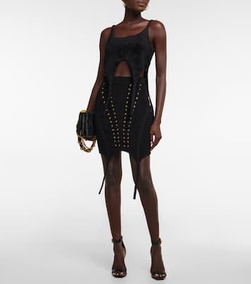 Cropped-Top aus Rippstrick | Balmain