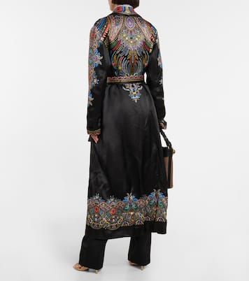Albornoz de satén estampado | Etro