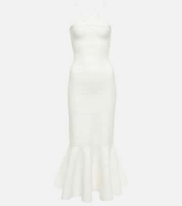 Openwork knit midi dress | Victoria Beckham