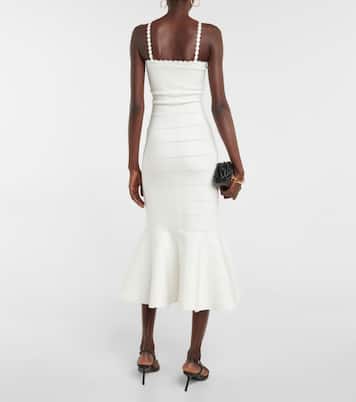 Openwork knit midi dress | Victoria Beckham