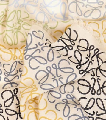 Sciarpa Anagram in lana, seta e cashmere | Loewe