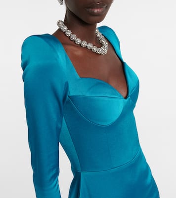 Robe Gable aus Crêpe | Alex Perry