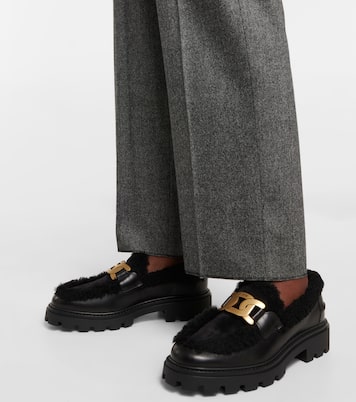 Mocassini Kate in pelle e shearling | Tod's
