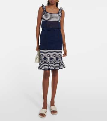 Striped crochet top | Anna Kosturova