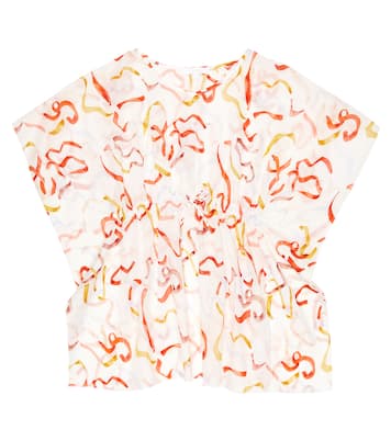 Drawstring cotton dress | Chloé Kids