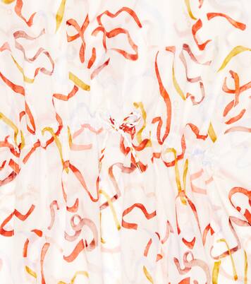 Drawstring cotton dress | Chloé Kids