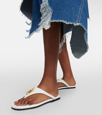 Leather thong sandals | JW Anderson