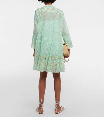 Printed cotton minidress | Juliet Dunn