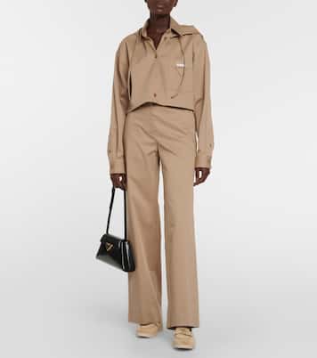 Mocassini Saint Tropez in suede | Prada