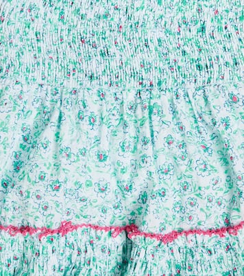 Bedrucktes Kleid Aurora aus Baumwolle | Poupette St Barth Kids