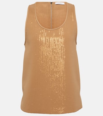 Pistoia sequined georgette top | Max Mara