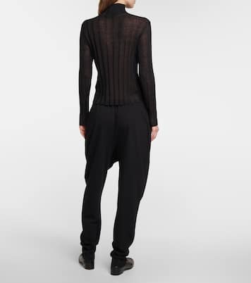 Pantalones tapered Terea de jersey | The Row