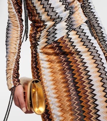 Zig Zag ruched maxi dress | Missoni