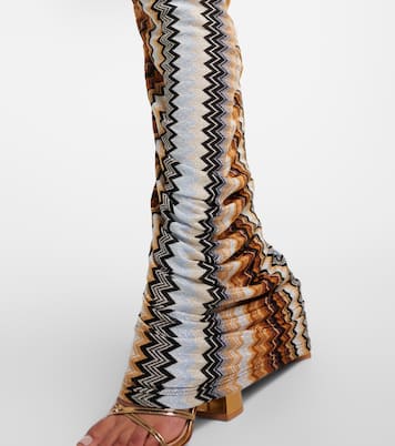 Zig Zag ruched maxi dress | Missoni