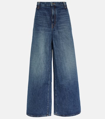 Jeans a gamba larga Jacob a vita alta  | Khaite