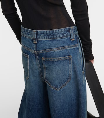 Jeans a gamba larga Jacob a vita alta  | Khaite